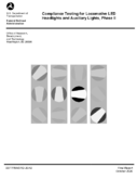 Compliance Testing for Locomotive LED Headlights and Auxiliary Lights Phase II