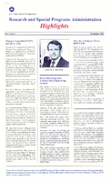 Research and Special Programs Administration Highlights