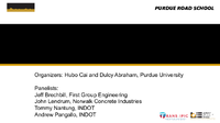 Holistic Quality Management of Precast Concrete Construction for Transportation Infrastructure Presentation