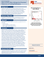 Report 26R49 Effect of Bridge Deck Placement Sequences on Cracking Performance Research Project Brief