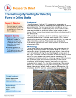 Thermal Integrity Profiling for Detecting Flaws in Drilled Shafts Research Brief