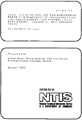 SOAC  StateoftheArt Car Engineering Tests at Department of Transportation High Speed Ground Test Center Volume 2 Performance Tests