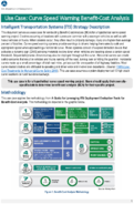Use Case Curve Speed Warning BenefitCost Analysis