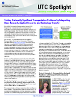 Solving Nationally Significant Transportation Problems by Integrating Basic Research Applied Research and Technology Transfer