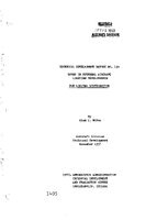 Notes on External Aircraft Lighting Developments