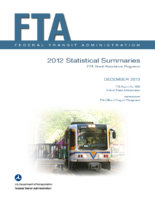 2012 Statistical Summaries  FTA Grant Assistance Programs