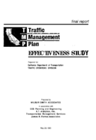 Traffic Management Plan Effectiveness Study Final Report