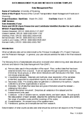 Review of the Current Transportation Asset Management Practices in Wyoming Data Management Plan