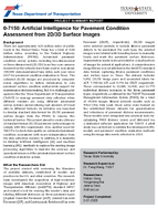 Artificial Intelligence for Pavement Condition Assessment From 2D3D Surface Images Technical Summary Report
