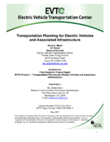 Transportation Planning for Electric Vehicles and Associated Infrastructure