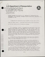 Remarks Prepared for Delivery by US Secretary of Transportation Neil Goldschmidt to the National Automobile Dealers Association