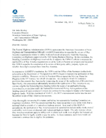 122012 Letter to John Horsley