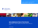 Decarbonisation Strategies How Much How Where and Who Pays for Delta Less than or Equalto 2 Celsius