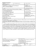 The Rural Transportation Network in Texas  Summary Report