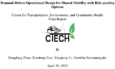 DemandDriven Operational Design for Shared Mobility with Ridepooling Options
