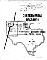 A Highway Construction Bid Price Index