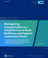 Reimagining Transportation as a Social Service to Build Resilience and Support Community Power
