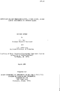 Effects of calcium magnesium acetate a road deicer on the lentic environment in interior Alaska interim report