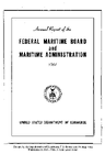 Annual Report of the Maritime Administration 1961 MARAD 1961