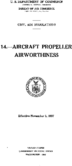Part 14 Aircraft Propeller Airworthiness