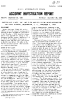 Investigation of Aircraft Accident EASTERN AIR LINES AND P38 WASHINGTON NATIONAL AIRPORT WASHINGTON DC 19491101