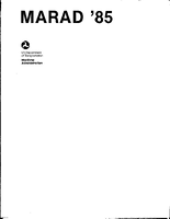 Annual Report of the Maritime Administration for Fiscal Year 1985 MARAD 1985