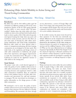 Enhancing Older Adults Mobility in Active Living and Tiered Living Communities Research Brief