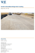 Guide to Remediate Bridge Deck Cracking