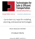 UptoDate City Maps for Modeling Planning and Assistive Technologies