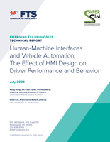 HumanMachine Interfaces and Vehicle Automation The Effect of HMI Design on Driver Performance and Behavior