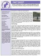 MASH Evaluation of NETC Steel Bridge Rail and Transition Details Using Finite Element Analysis Fact Sheet
