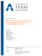 Synthesis Commercial AirCoupled Ground Penetrating Radar Systems to Be Used for Pavement Evaluations in Texas