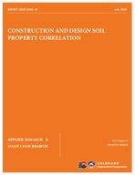 Construction and Design Soil Property Correlation