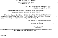 Part 60 Amendment 601 Directions For Cruising Altitudes To Be Designated Magnetic Heading Instead Of True Course