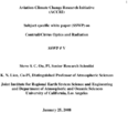 AviationClimate Change Research Initiative ACCRI Subject Specific White Paper SSWP on ContrailCirrus Optics and Radiation