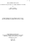 Drugs driving and the law  a report to the governor and General Assembly of Virginia