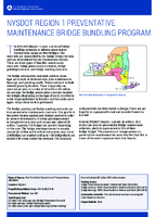 NYSDOT Region 1 Preventative Maintenance Bridge Bundling Program