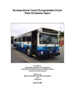 MontereySalinas Transit ITS Augmentation Project Phase III Evaluation Report