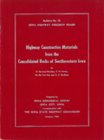 Highway Construction Materials From the Consolidated Rocks of Southwestern Iowa