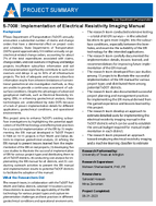 57008 Implementation of Electrical Resistivity Imaging Manual