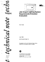 JAA Airport Lighting System Requirements Simulator Evaluation