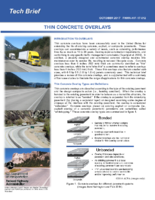 Thin Concrete Overlays  techbrief