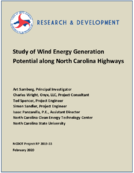 Study of Wind Energy Generation Potential Along North Carolina Highways