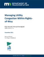 Managing Utility Congestion Within RightsofWay