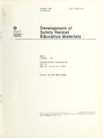 Development of safety helmet education materials