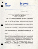 Remarks Prepared for Delivery by Secretary of Transportation Elizabeth Hanford Dole to the Cary Chamber of Commerce