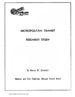 Metropolitan Transit Research Study