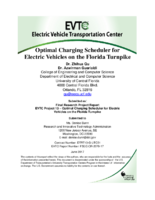 Optimal Charging Scheduler for Electric Vehicles on the Florida Turnpike