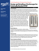 Design and Detailing of Anchorages for Externally Bonded CFRP Summary