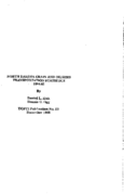 North Dakota Grain and Oilseed Transportation Statistics 198485